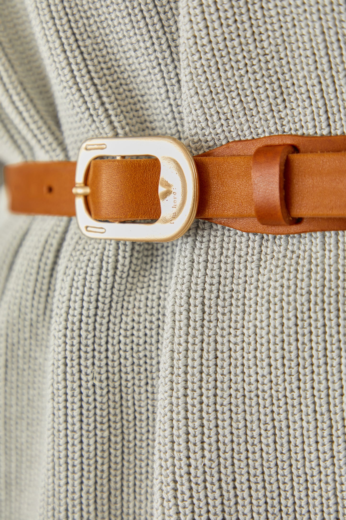 i'm here : PULL - TAB : BELT : 25FW
