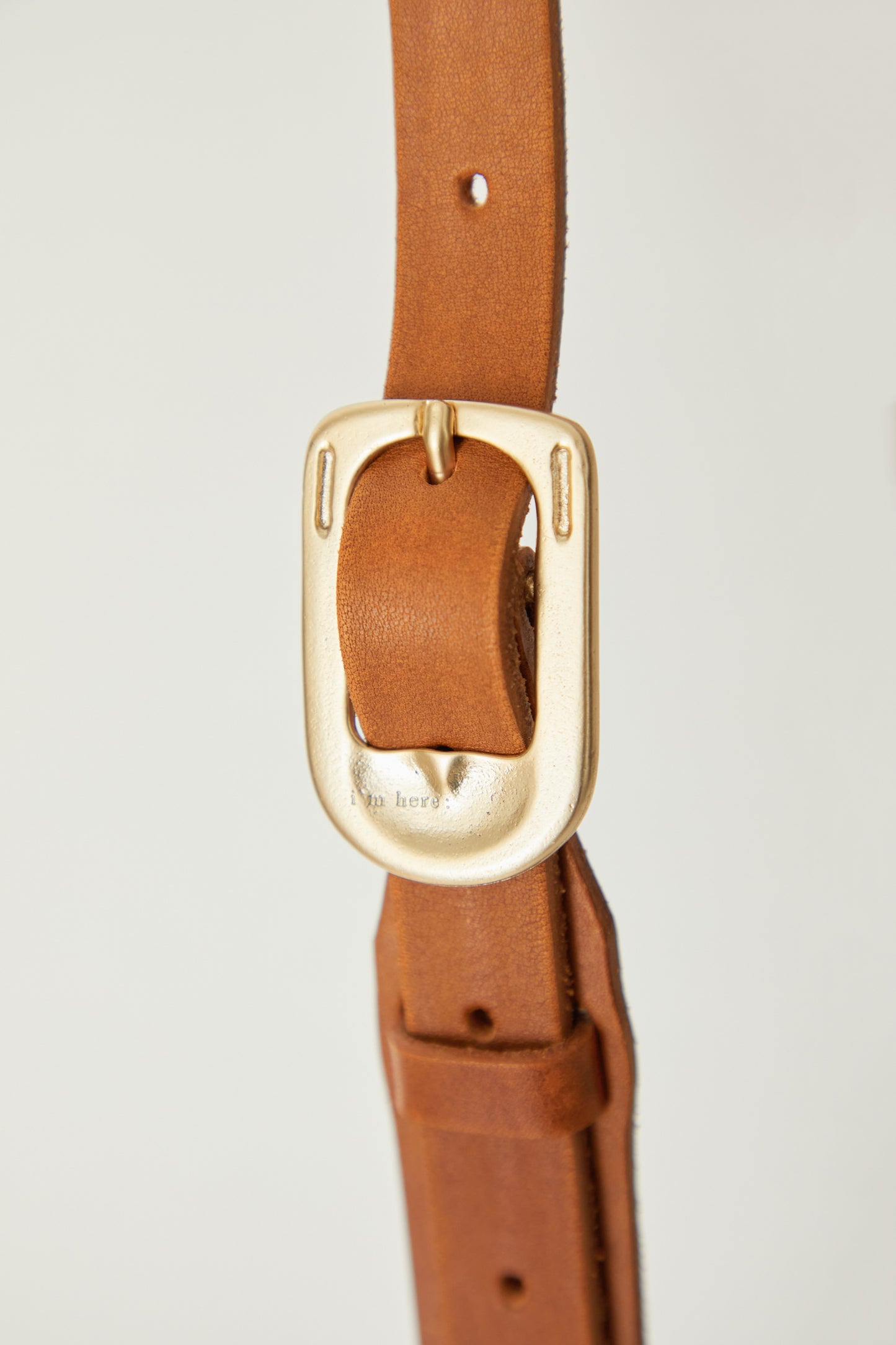i'm here : PULL - TAB : BELT : 25FW