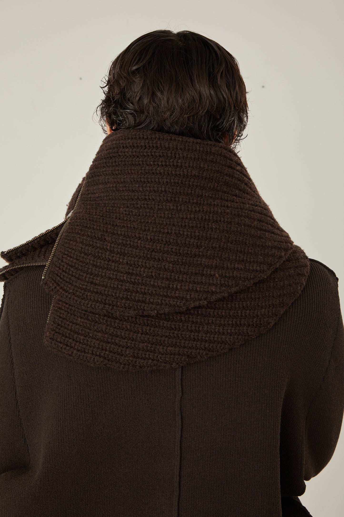 i'm here : " Crepe " KNIT SNOOD :