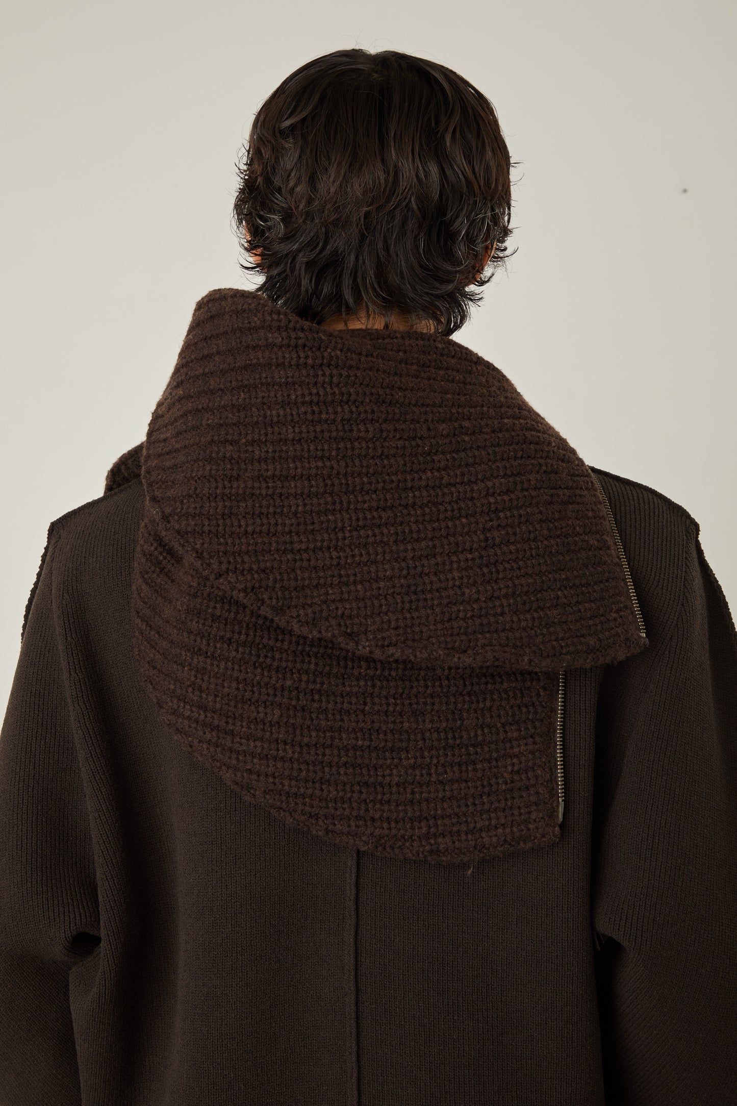 i'm here : " Crepe " KNIT SNOOD :