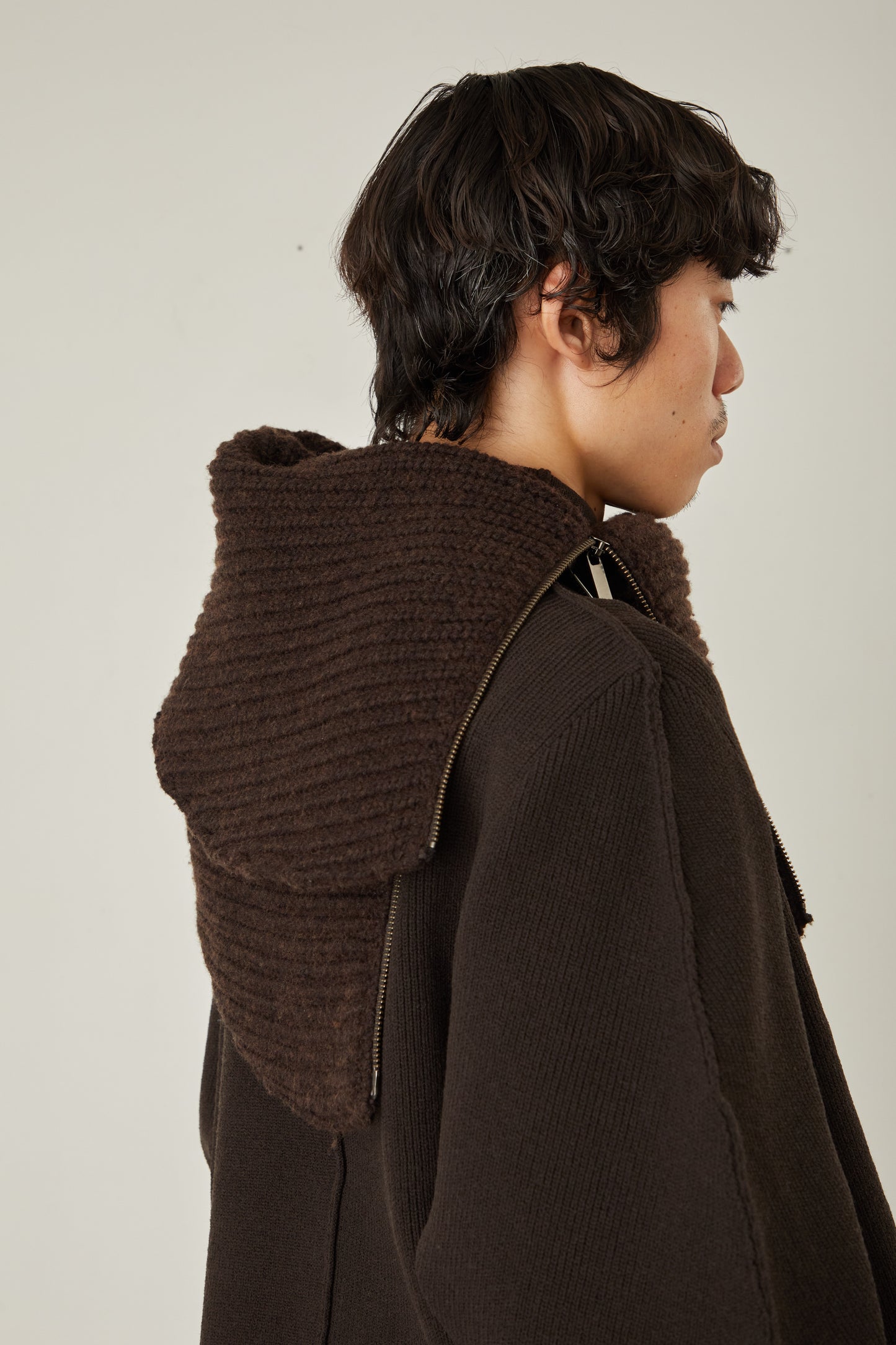 i'm here : " Crepe " KNIT SNOOD :