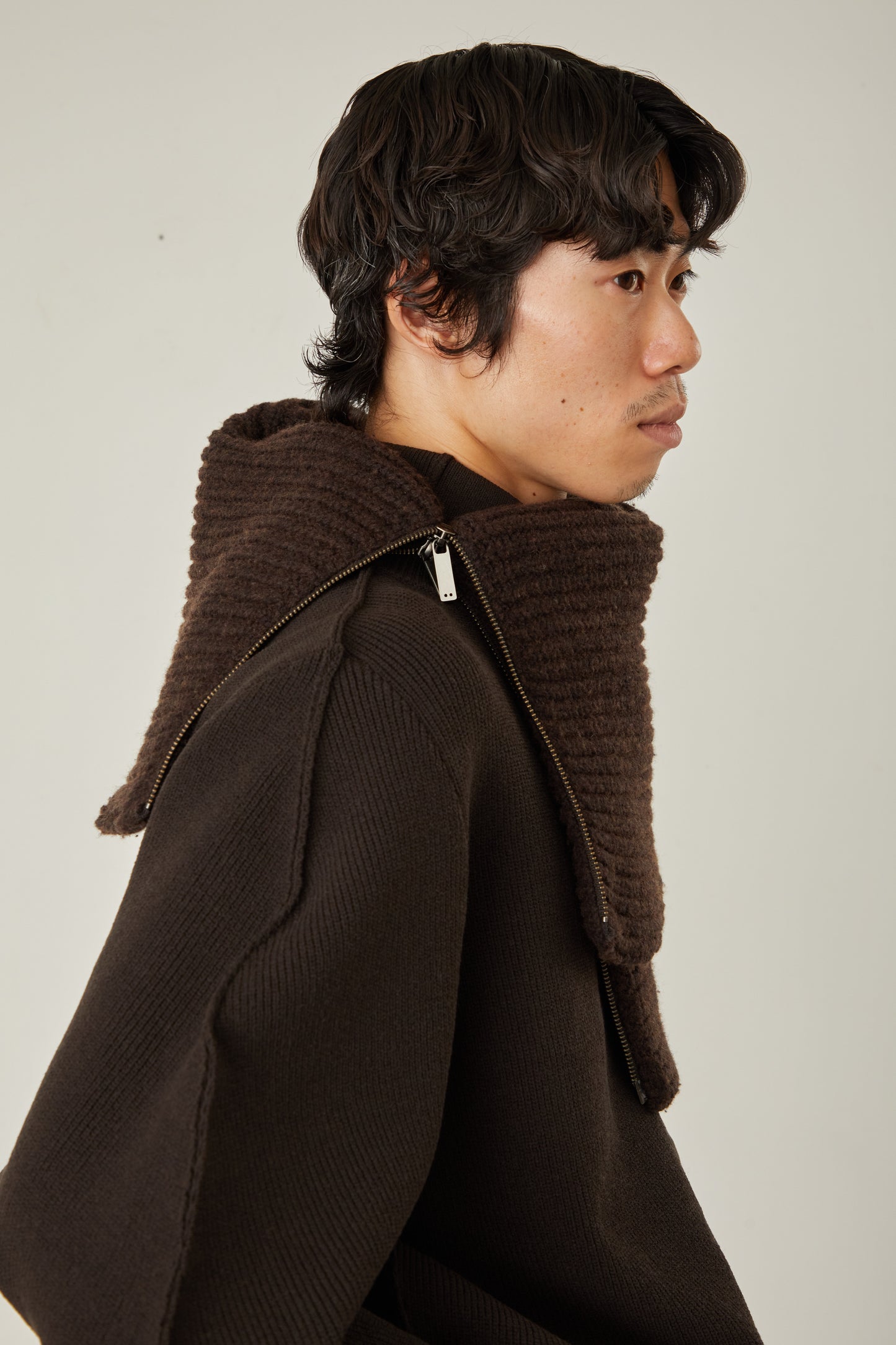 i'm here : " Crepe " KNIT SNOOD :