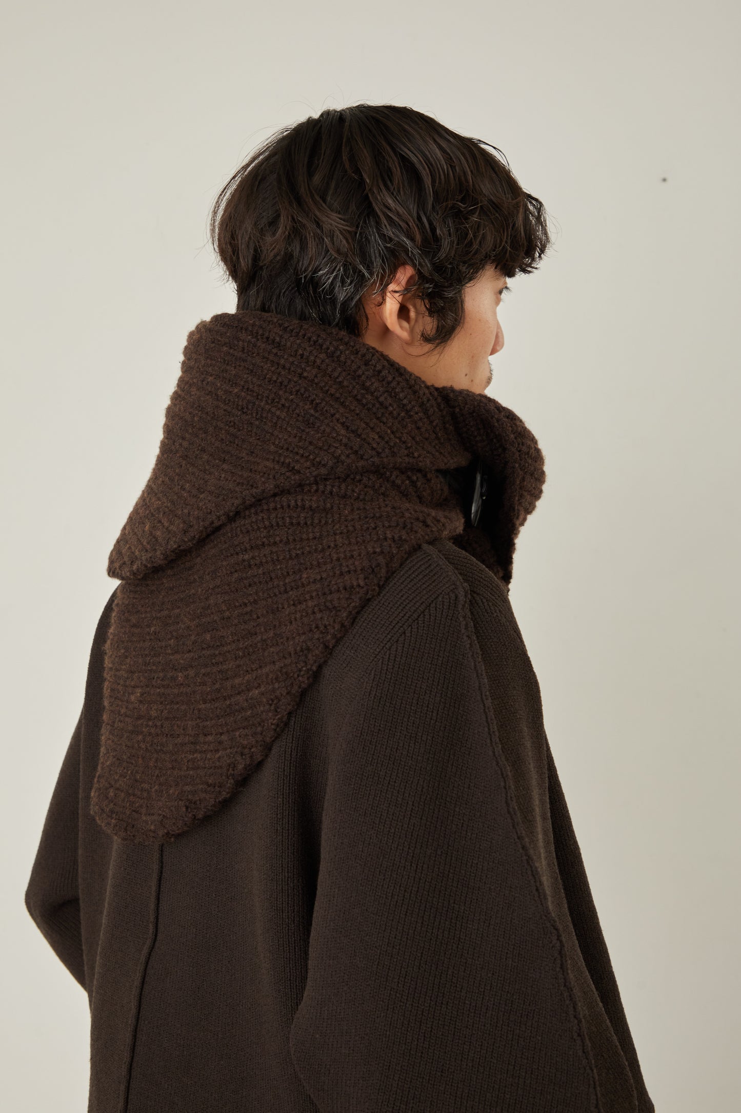 i'm here : " Crepe " KNIT SNOOD :