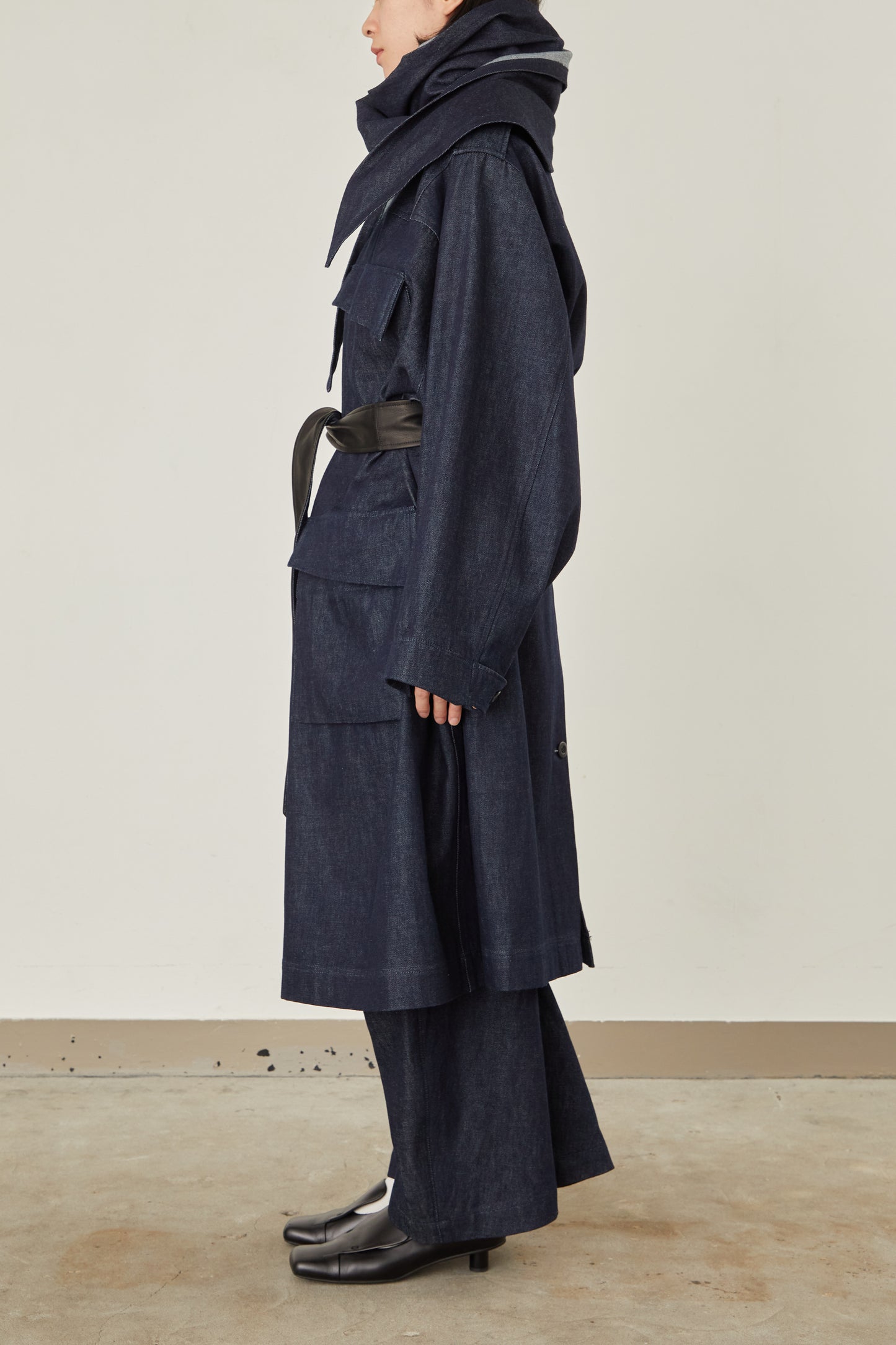 i'm here : HAOLI MILITARY "DENIM" COAT :