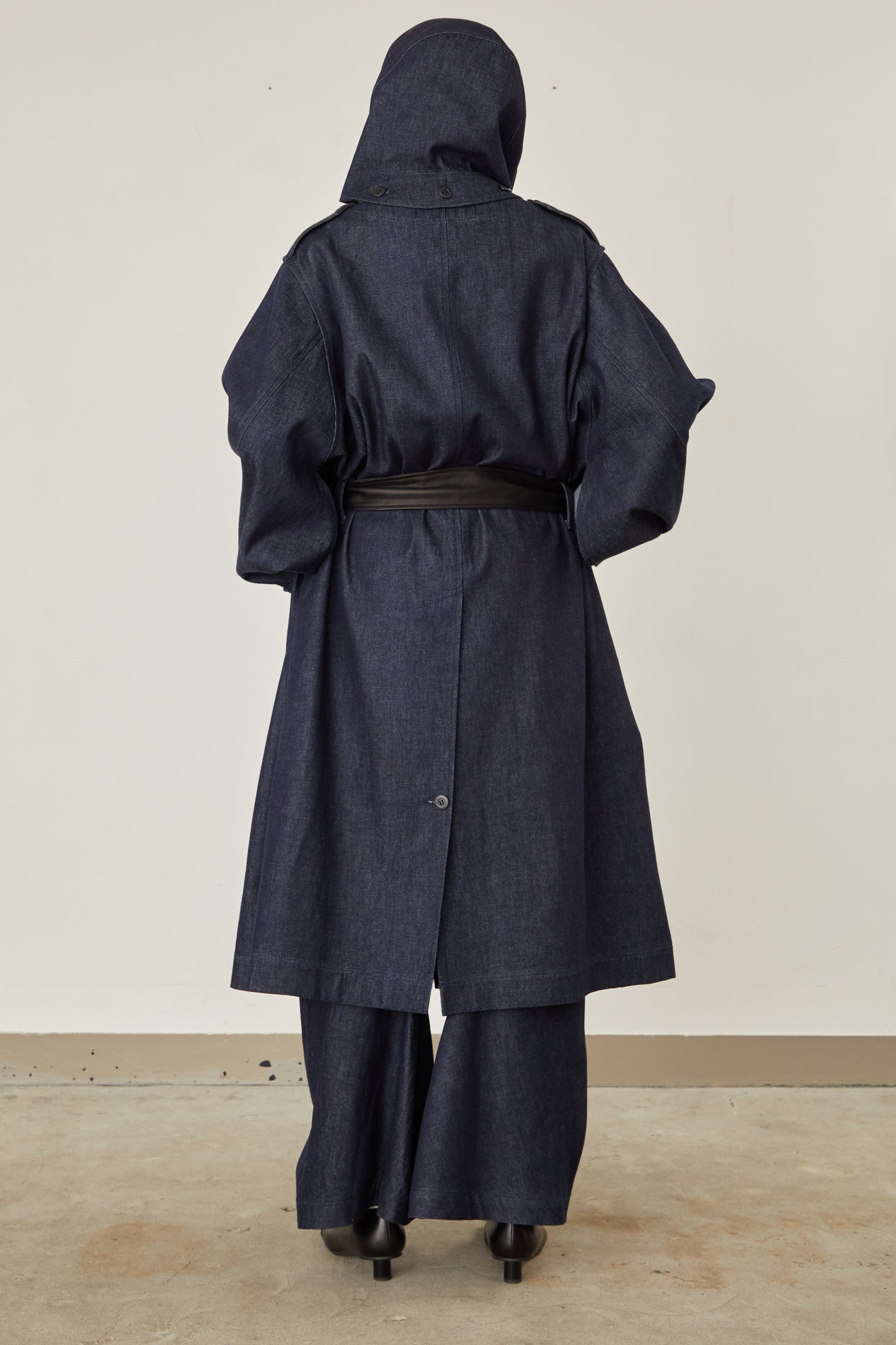 i'm here : HAOLI MILITARY "DENIM" COAT :