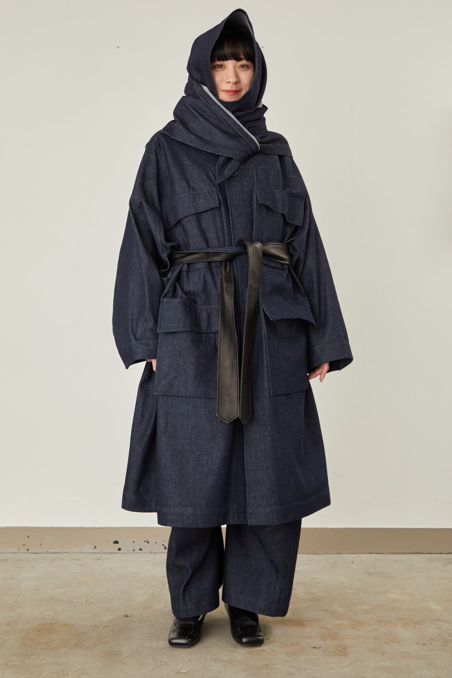 i'm here : HAOLI MILITARY "DENIM" COAT :