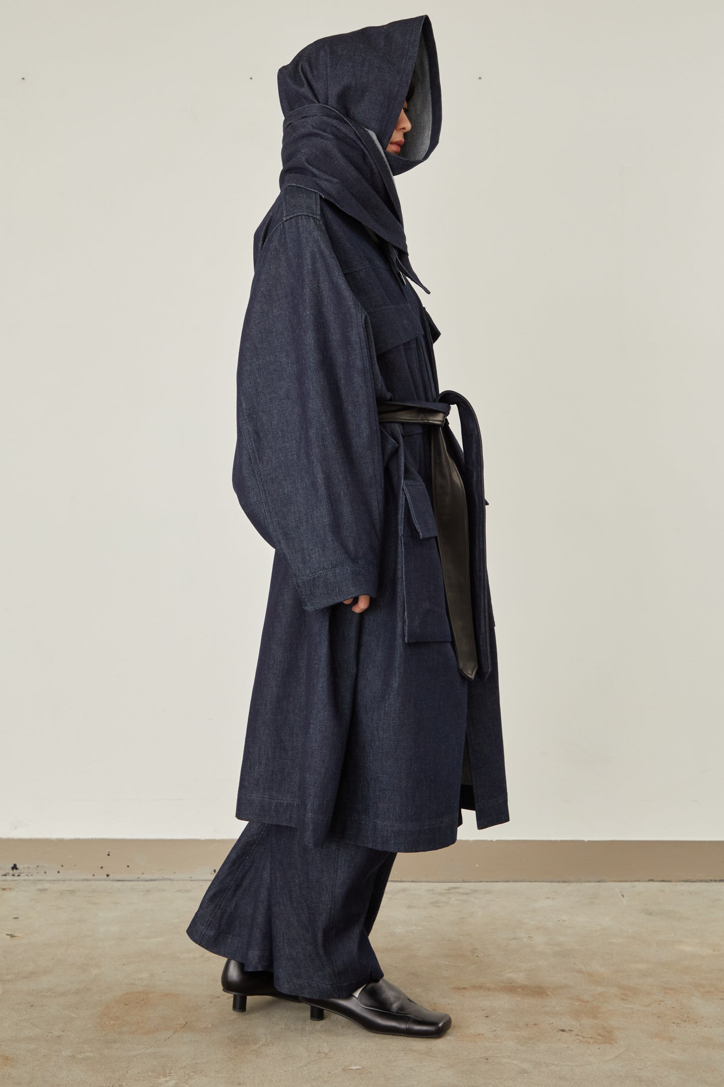 i'm here : HAOLI MILITARY "DENIM" COAT :