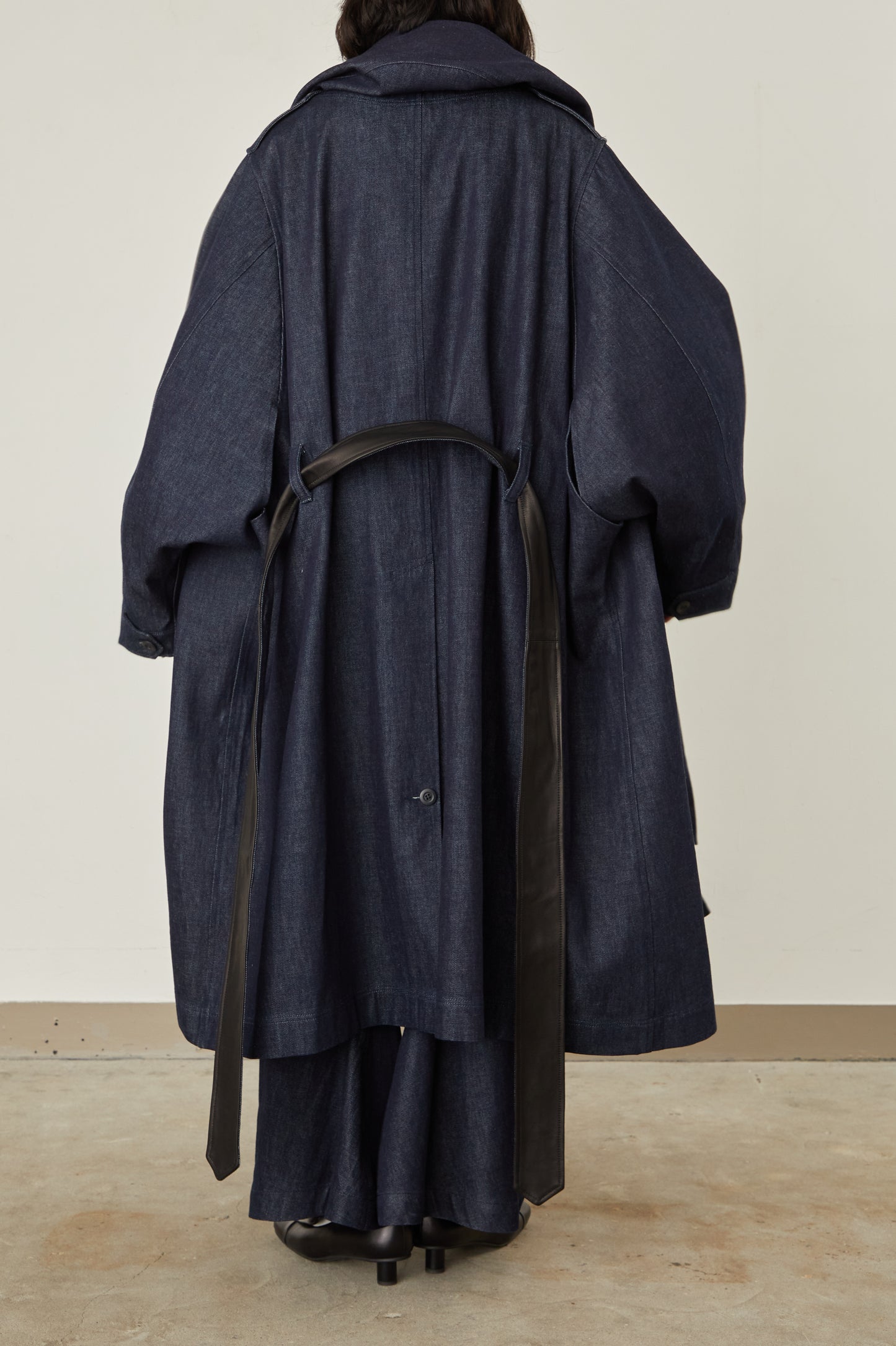 i'm here : HAOLI MILITARY "DENIM" COAT :