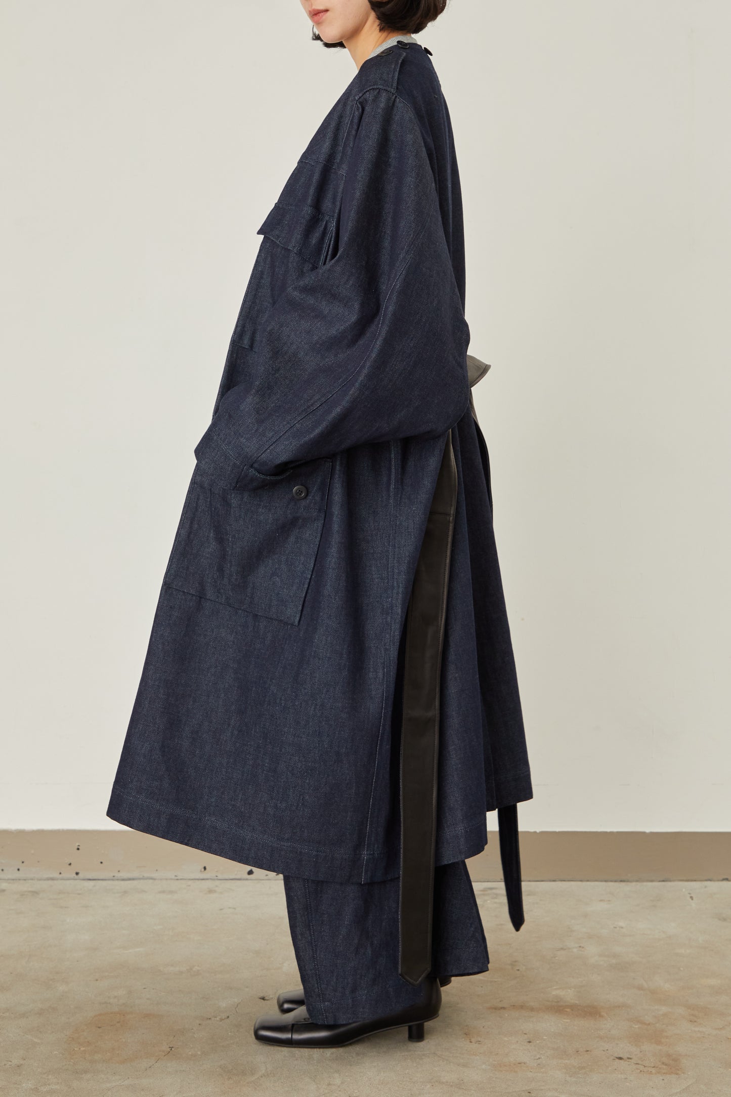 i'm here : HAOLI MILITARY "DENIM" COAT :