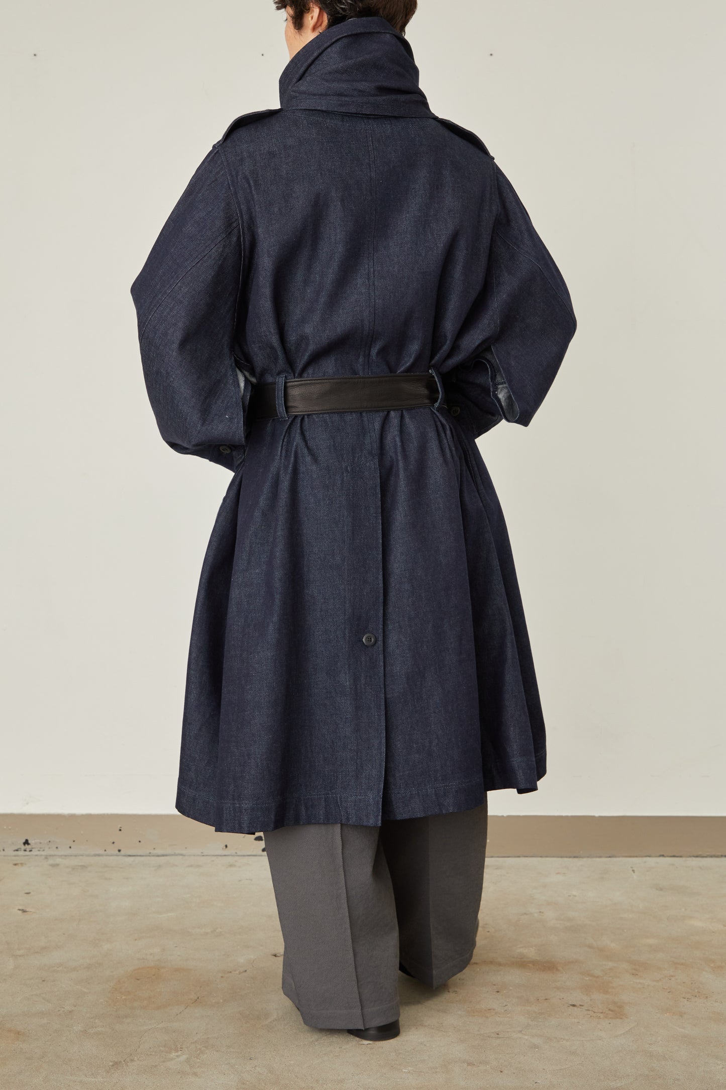 i'm here : HAOLI MILITARY "DENIM" COAT :
