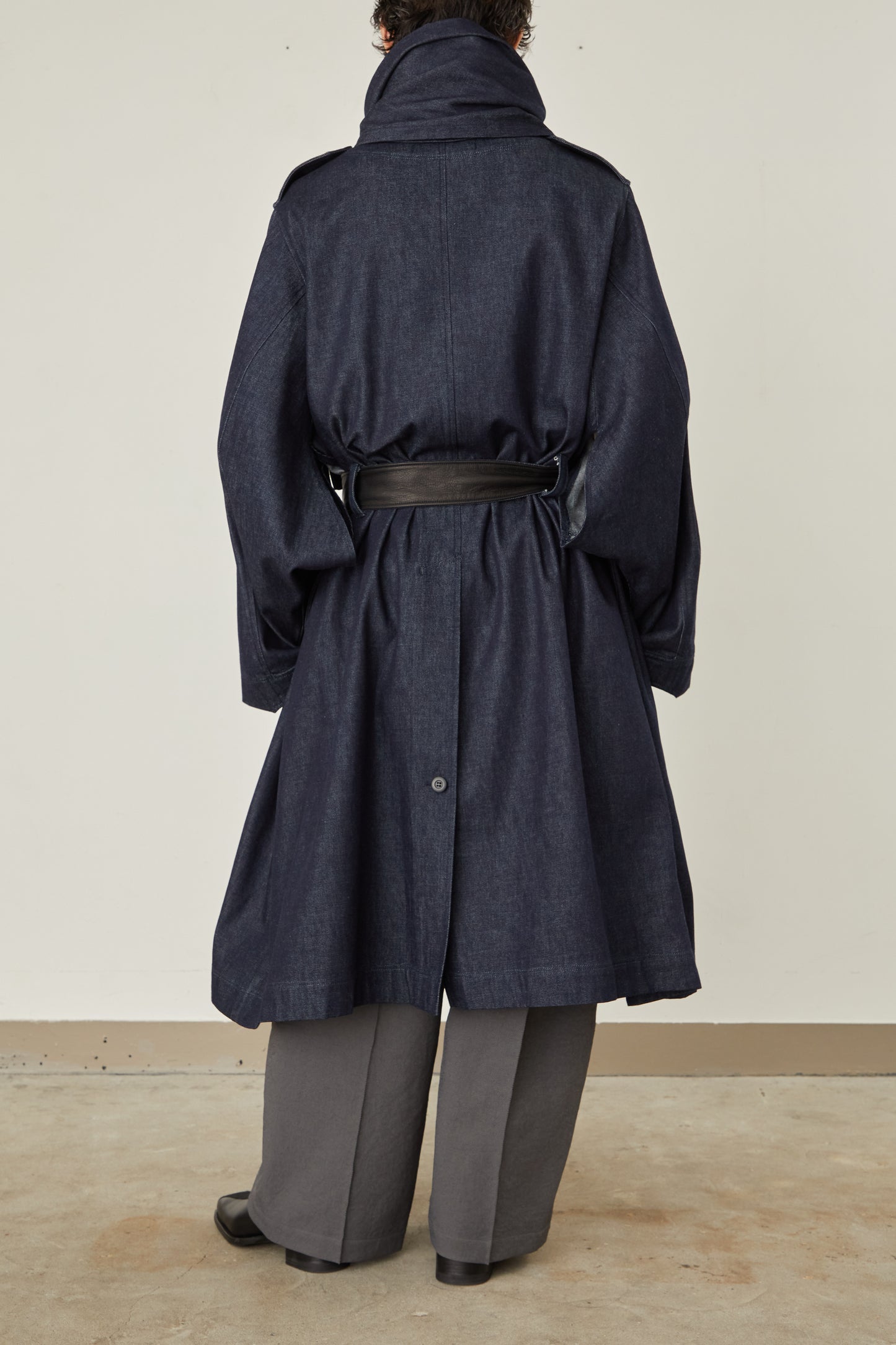 i'm here : HAOLI MILITARY "DENIM" COAT :