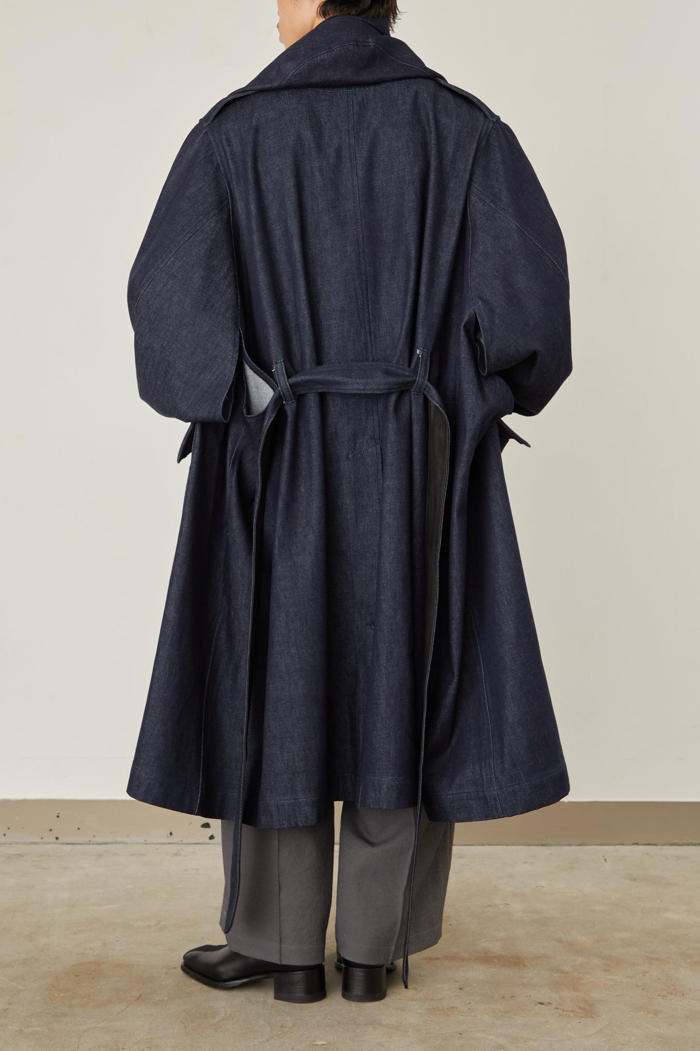 i'm here : HAOLI MILITARY "DENIM" COAT :