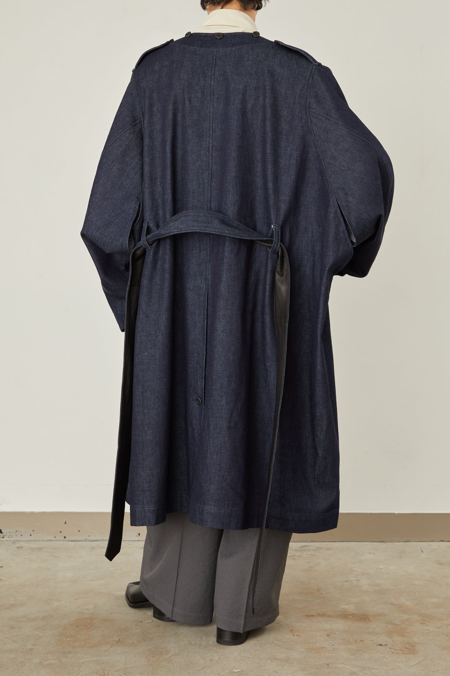 i'm here : HAOLI MILITARY "DENIM" COAT :
