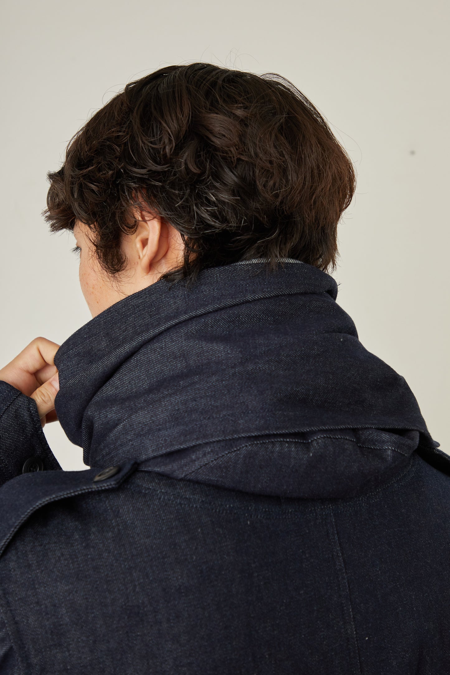 i'm here : HAOLI MILITARY "DENIM" COAT :