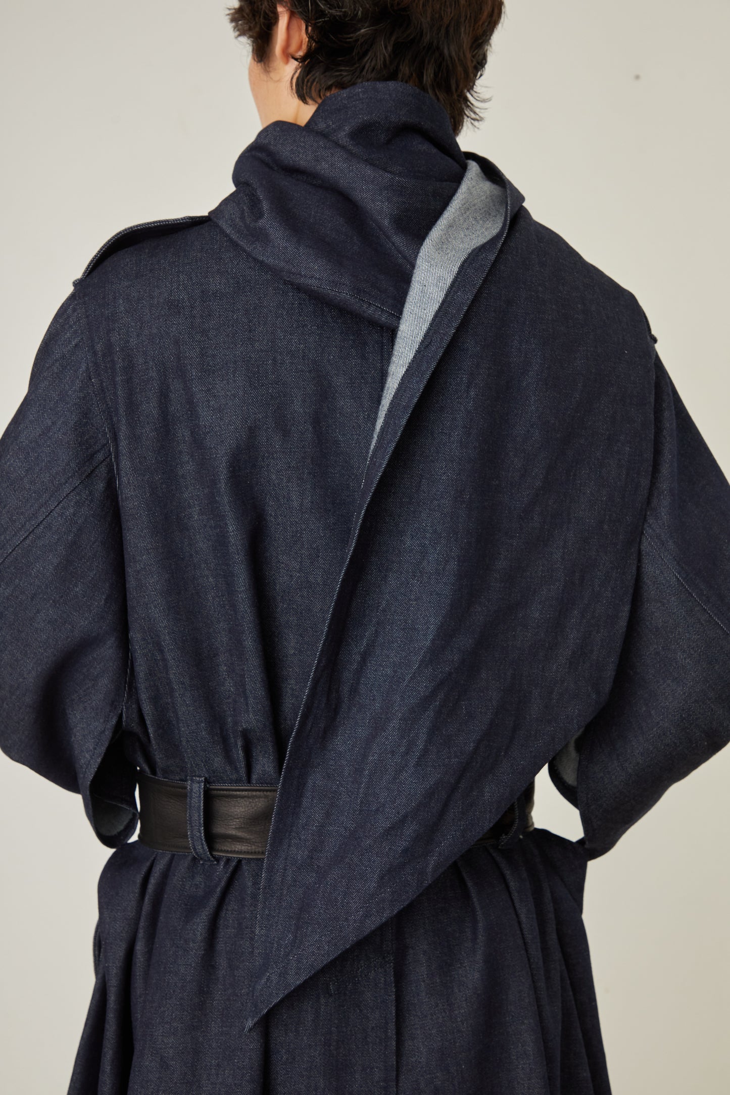 i'm here : HAOLI MILITARY "DENIM" COAT :