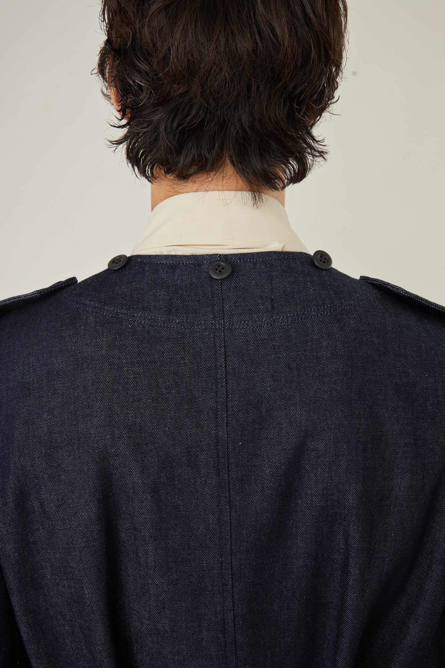i'm here : HAOLI MILITARY "DENIM" COAT :