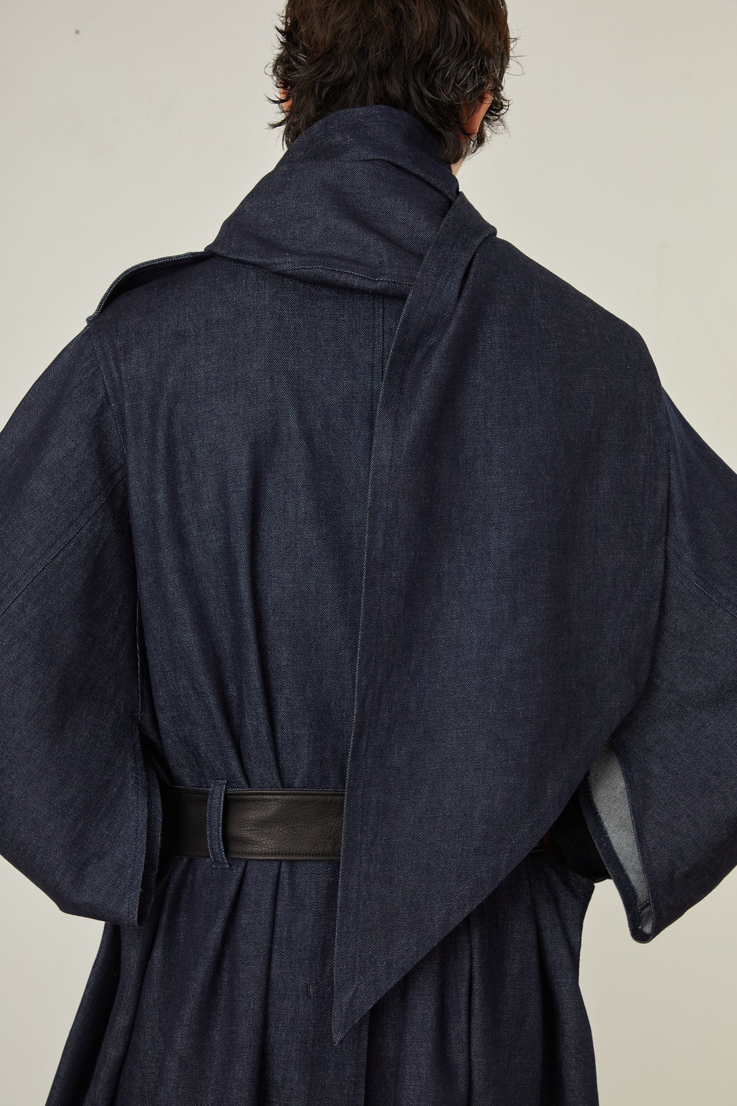 i'm here : HAOLI MILITARY "DENIM" COAT :