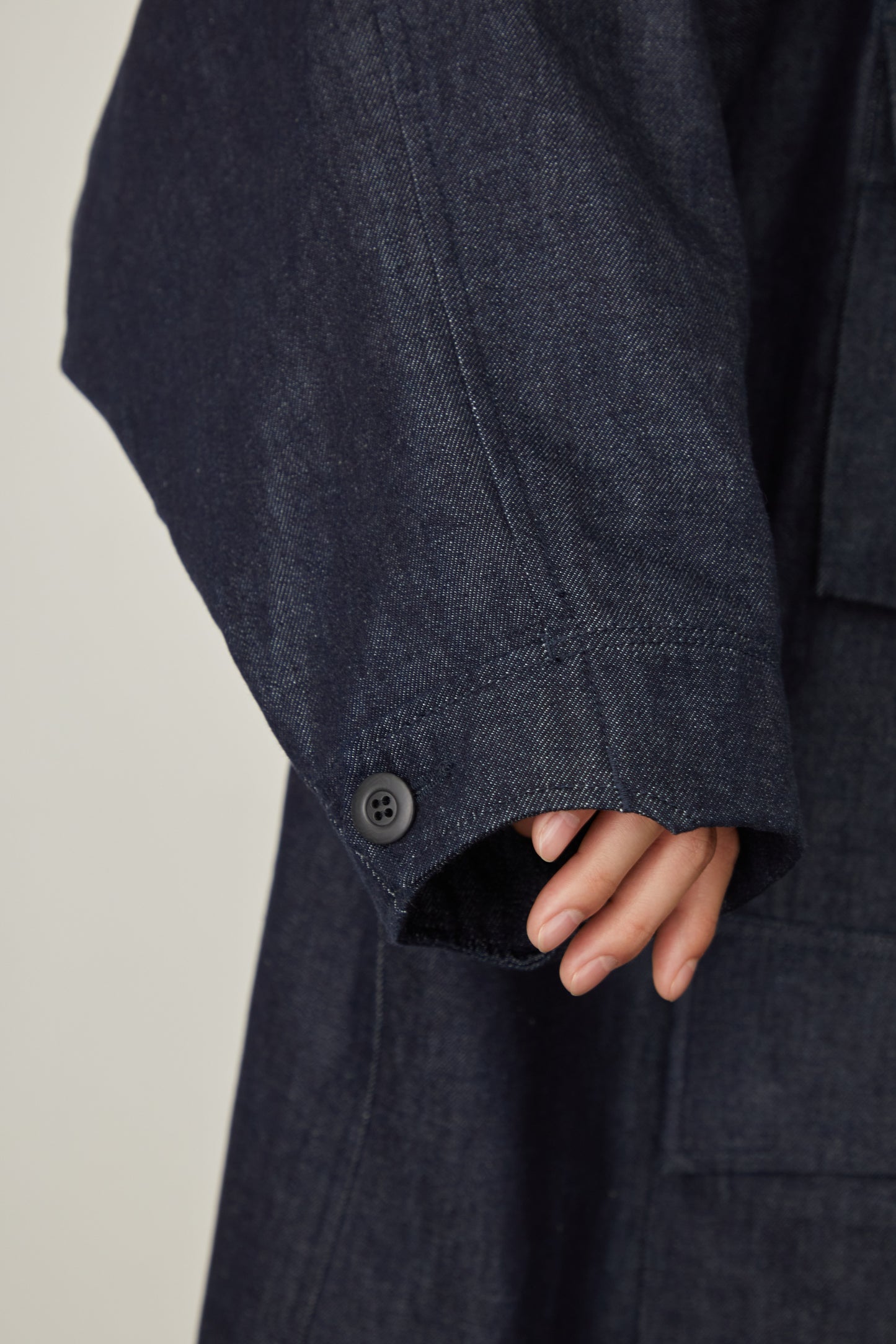 i'm here : HAOLI MILITARY "DENIM" COAT :