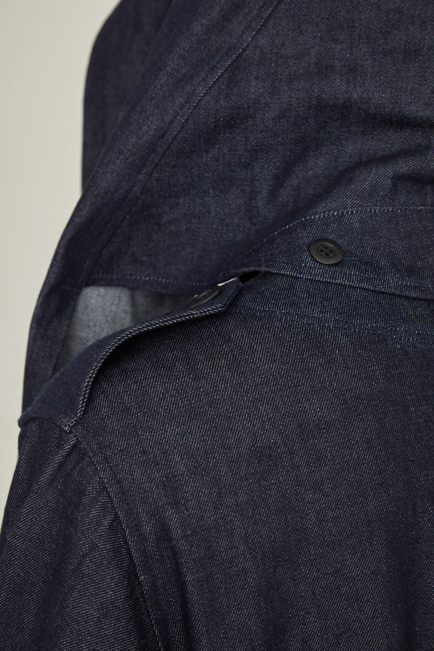 i'm here : HAOLI MILITARY "DENIM" COAT :