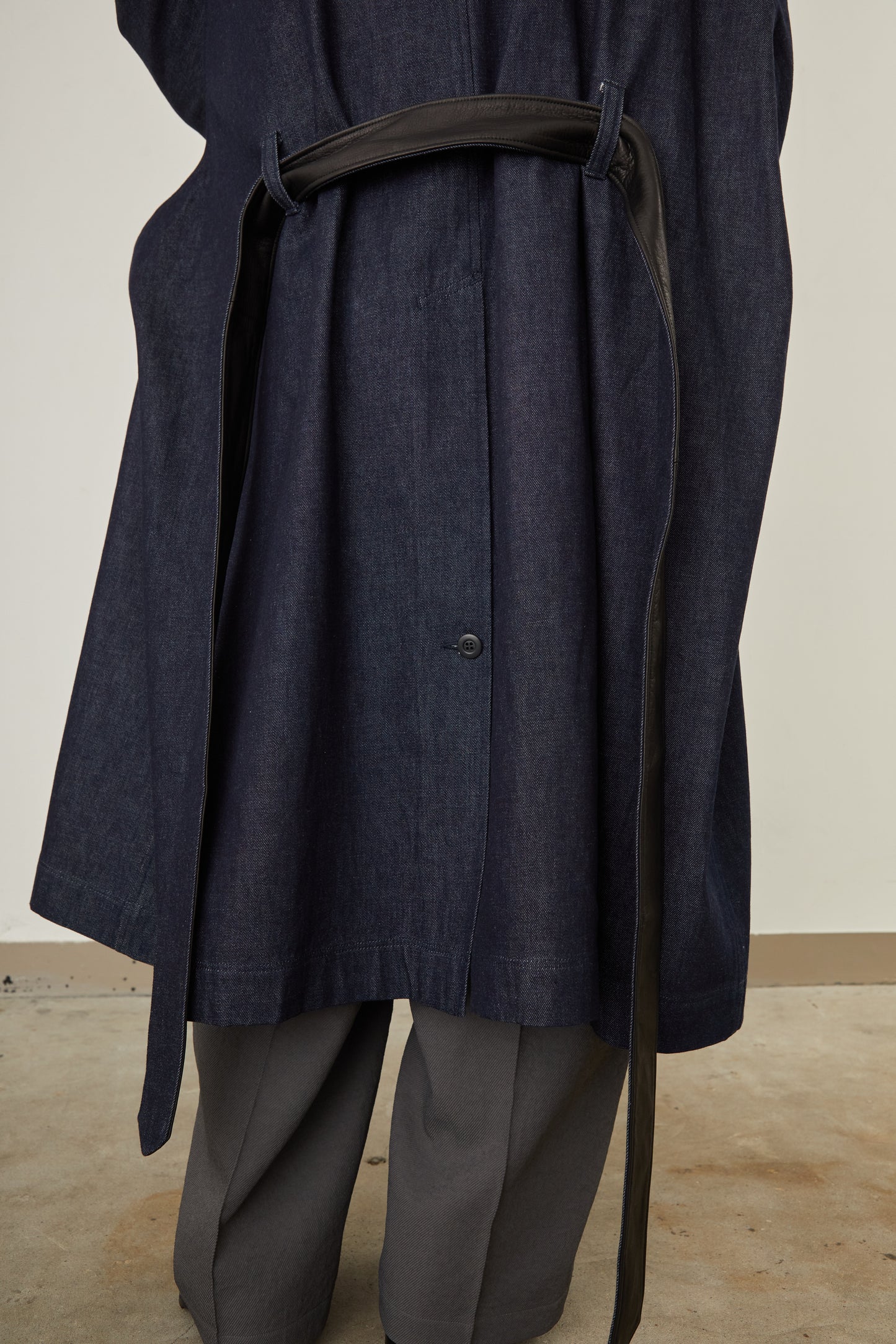 i'm here : HAOLI MILITARY "DENIM" COAT :