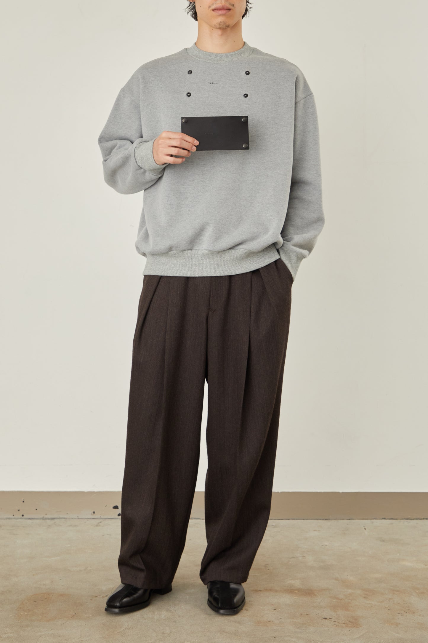 i'm here : LEATHER DOCKING : SWEAT SHIRTS