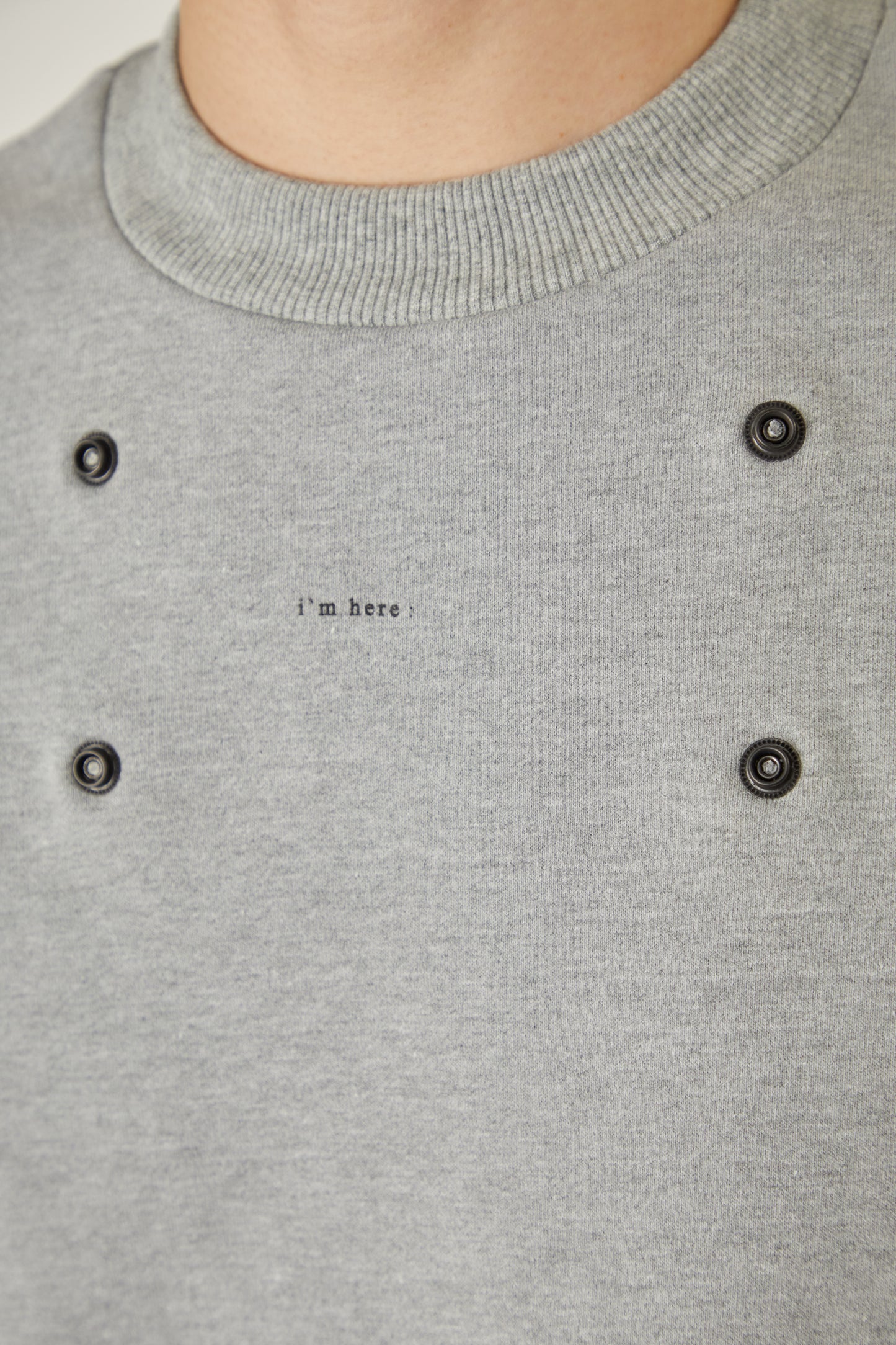 i'm here : LEATHER DOCKING : SWEAT SHIRTS