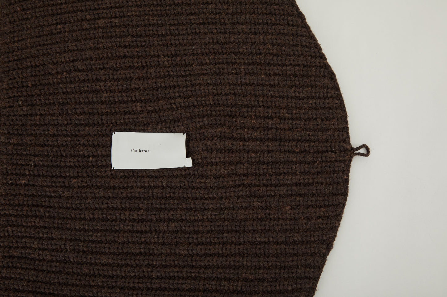 i'm here : " Crepe " KNIT SNOOD :