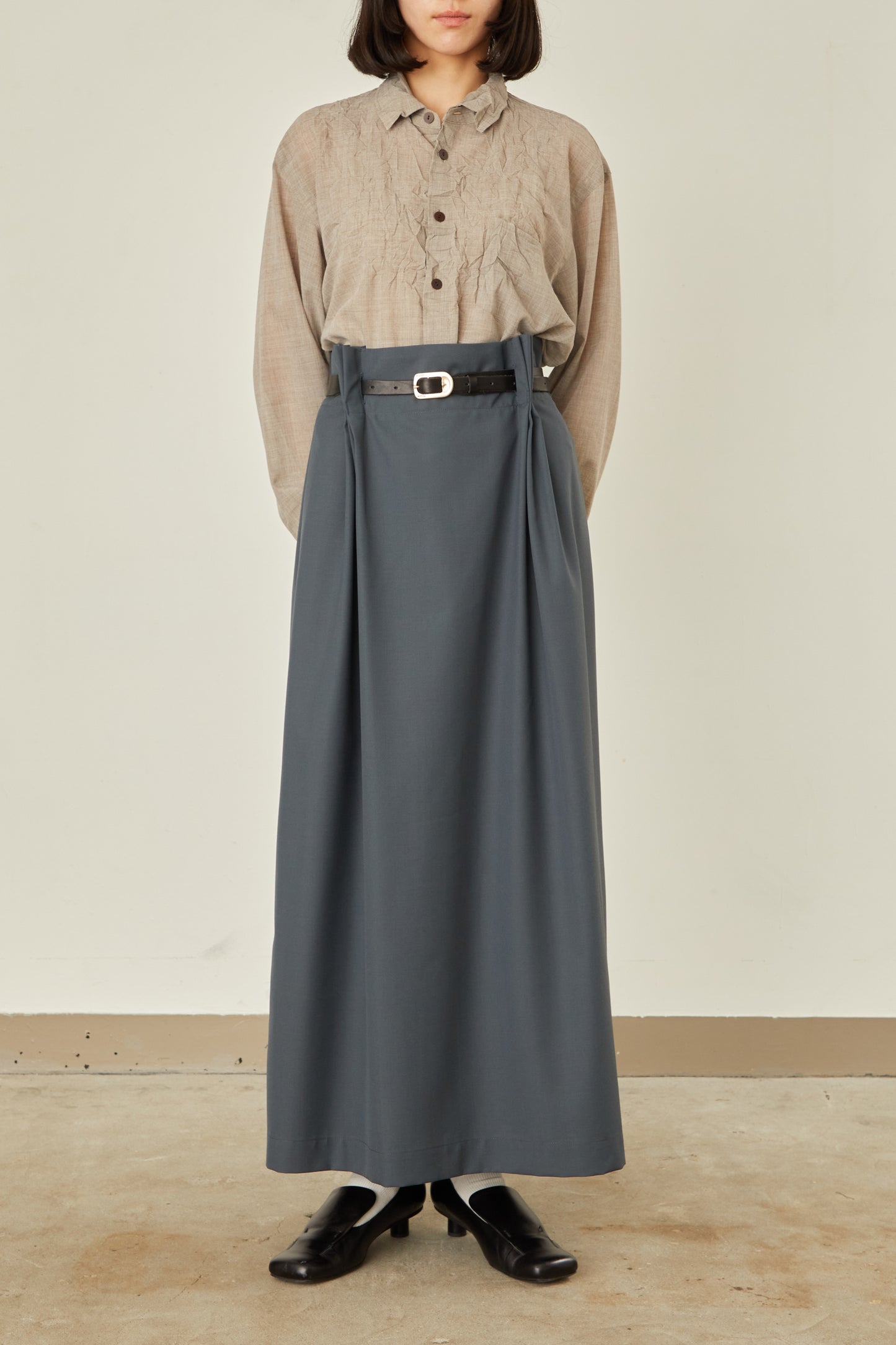 i'm here : UN(I)FORM : PLEATS SKIRT