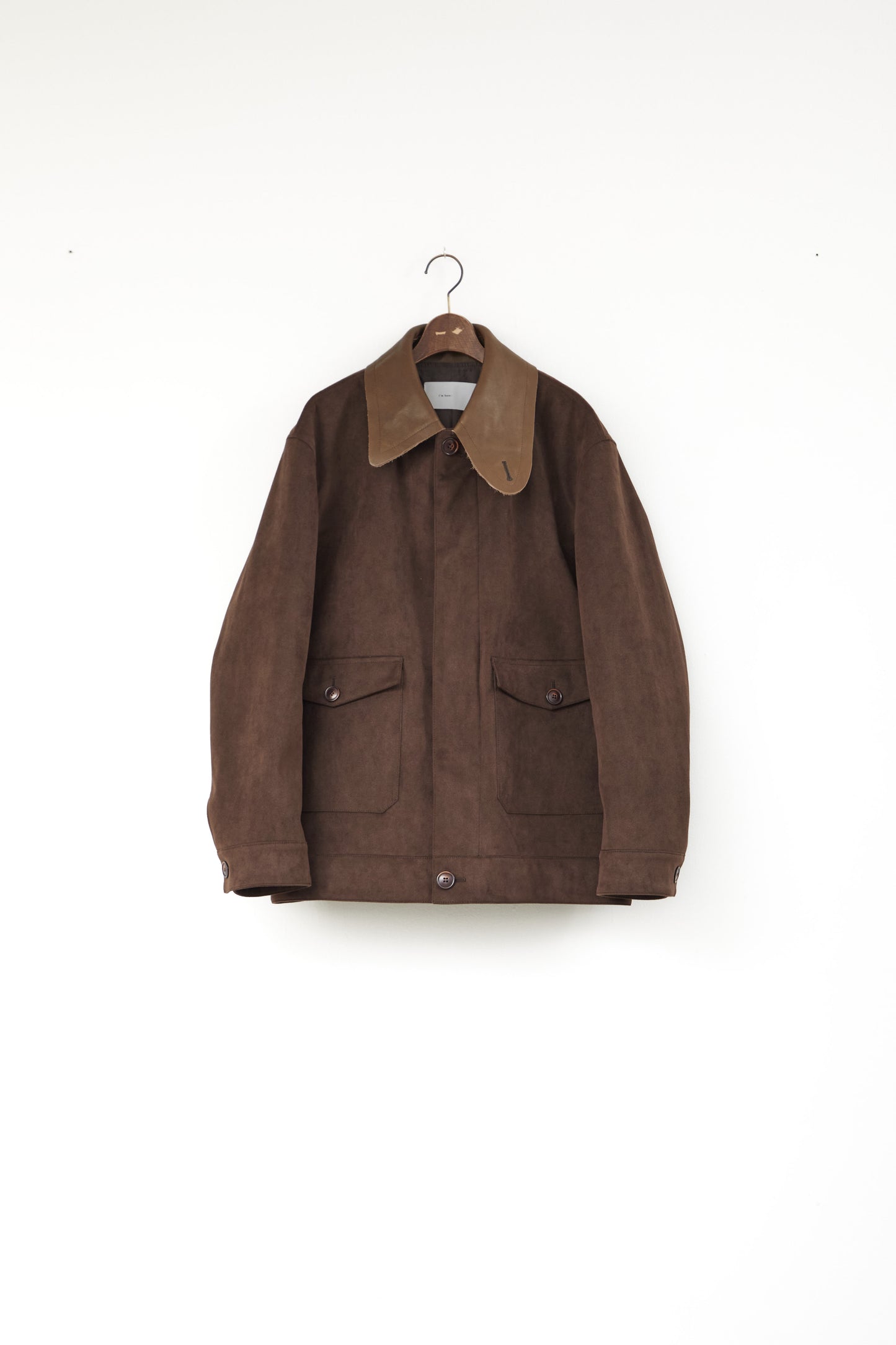 with LEATHER : JACKET