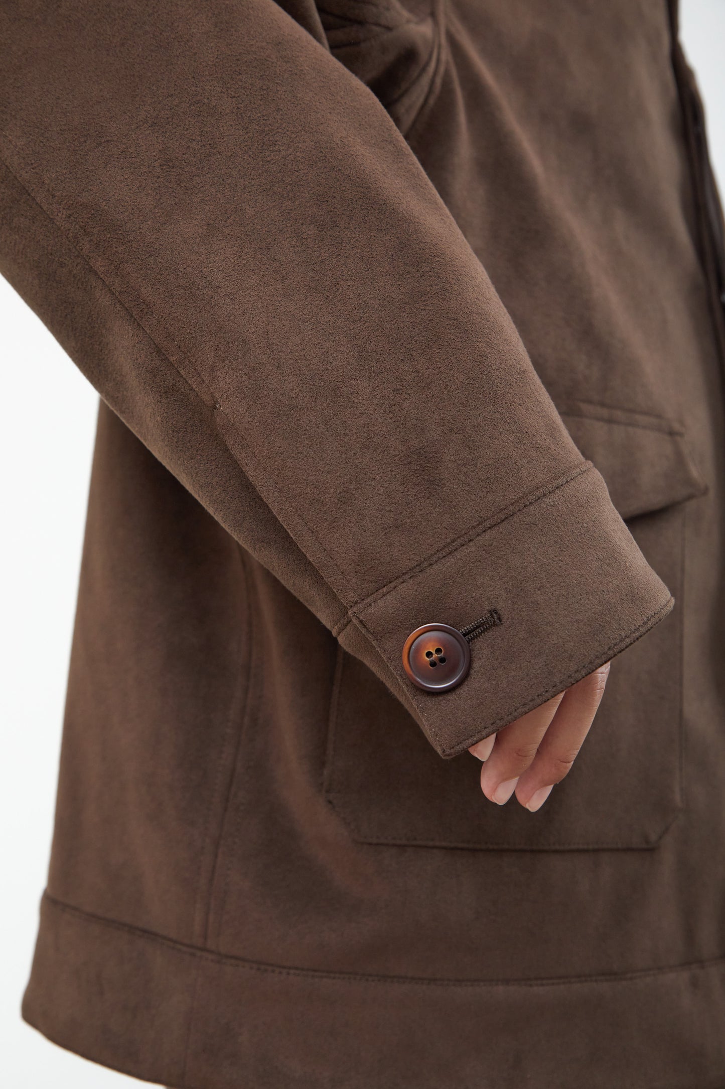 with LEATHER : JACKET