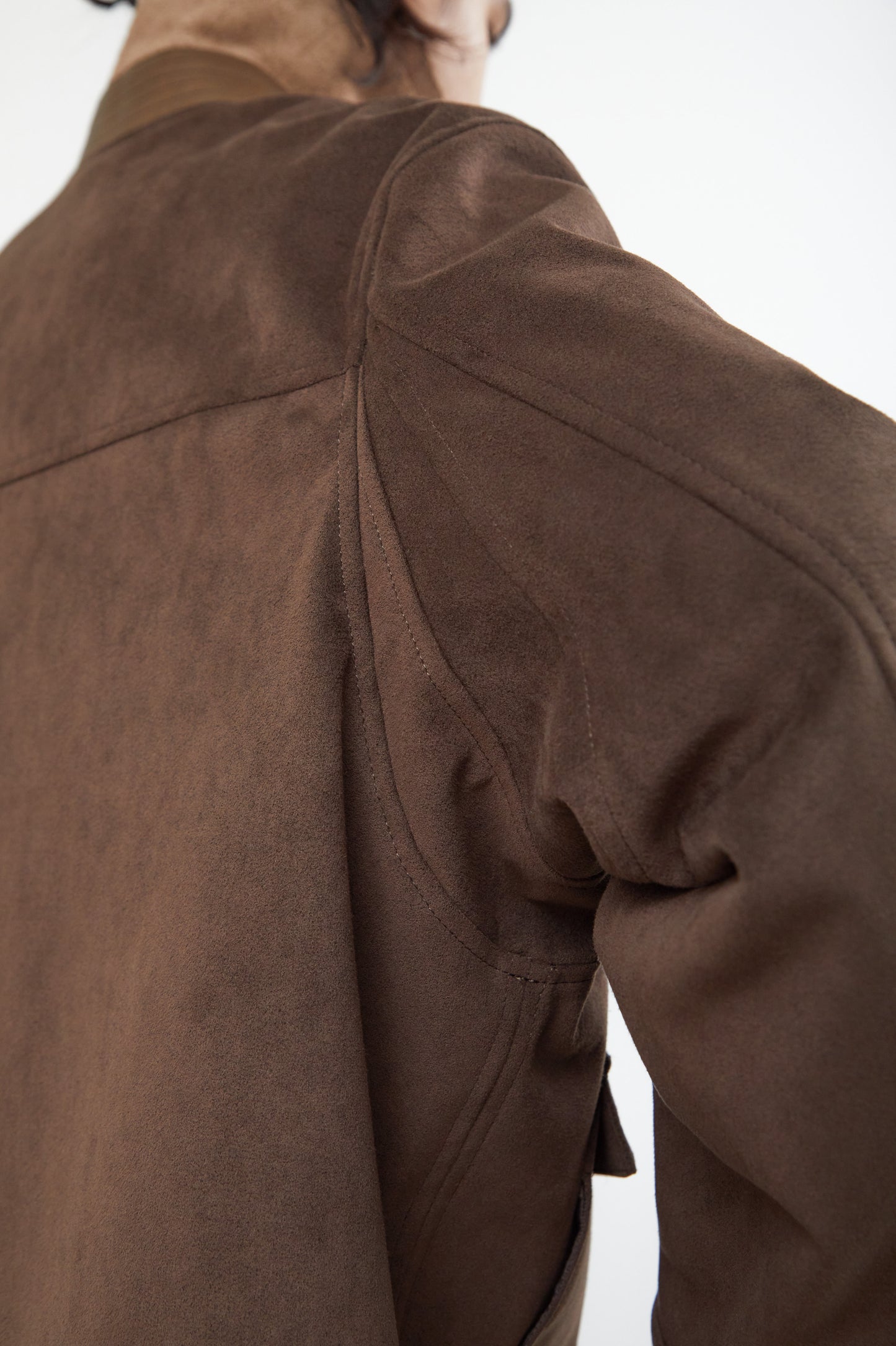 with LEATHER : JACKET