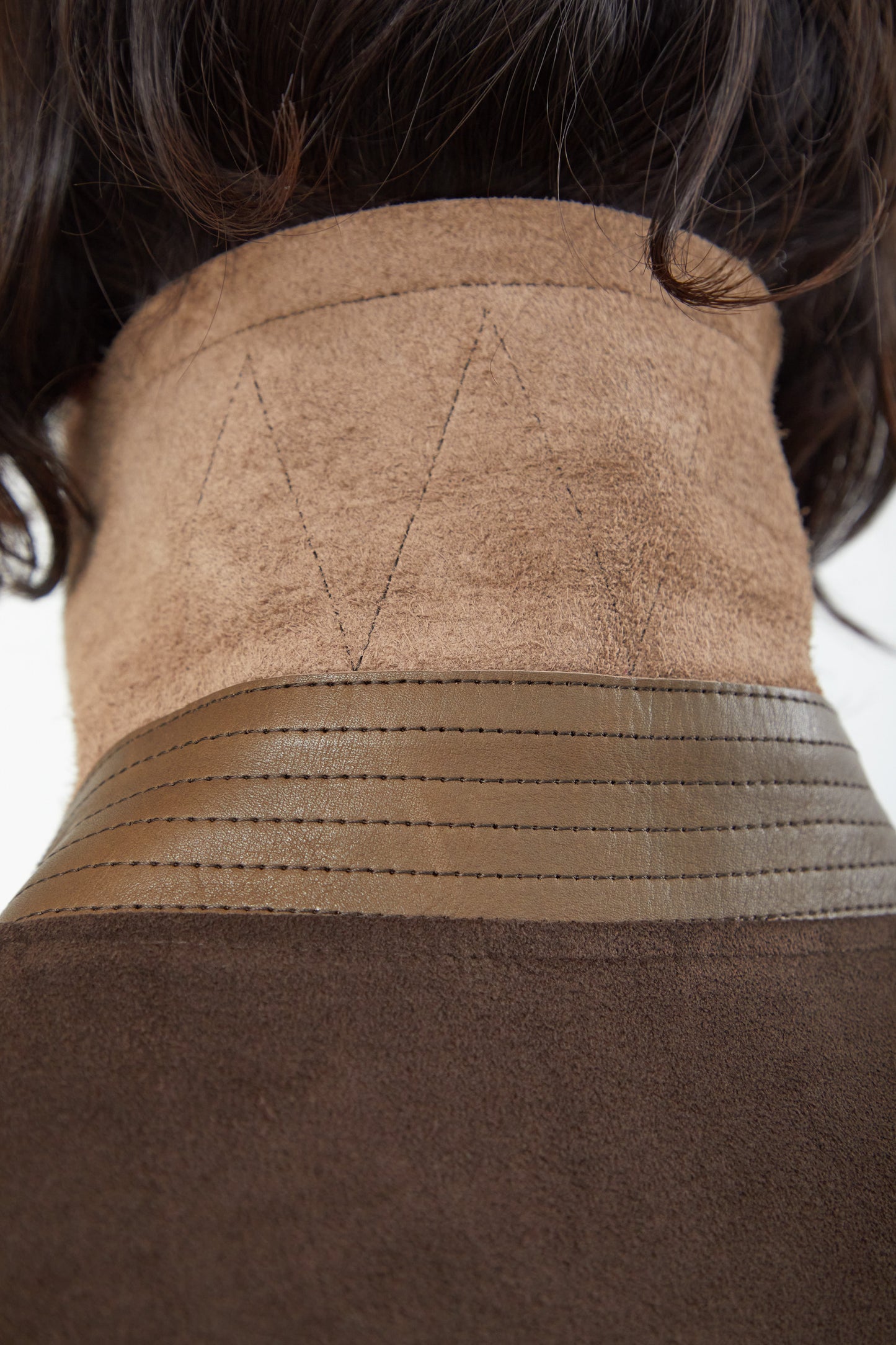 with LEATHER : JACKET