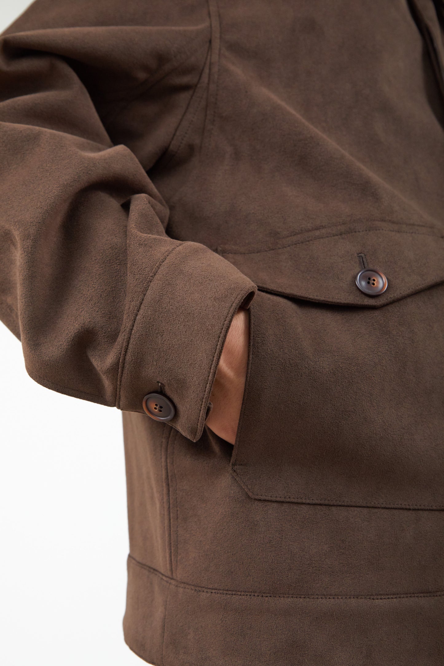 with LEATHER : JACKET