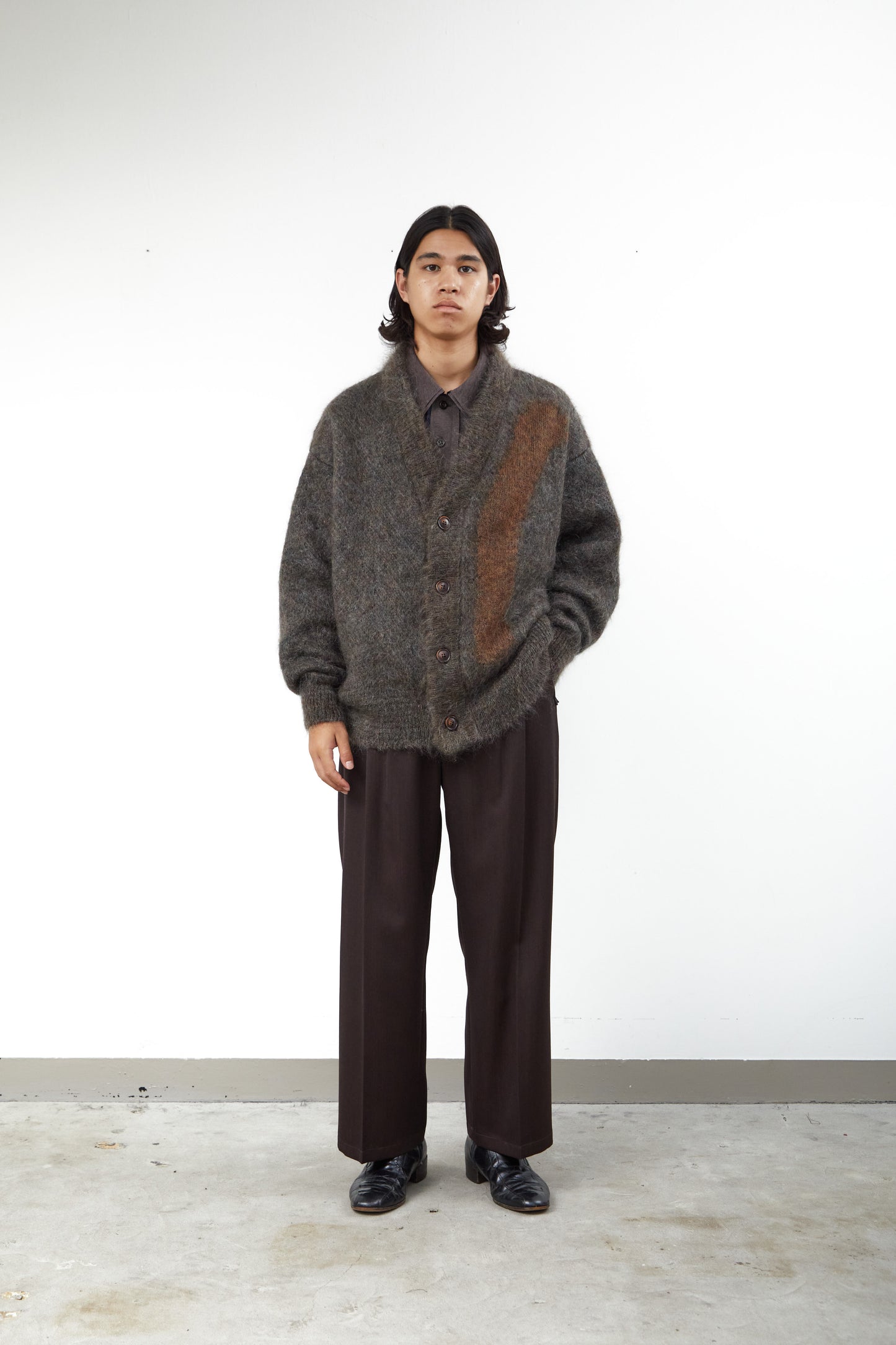 MOHAIR : Melange Color KNIT