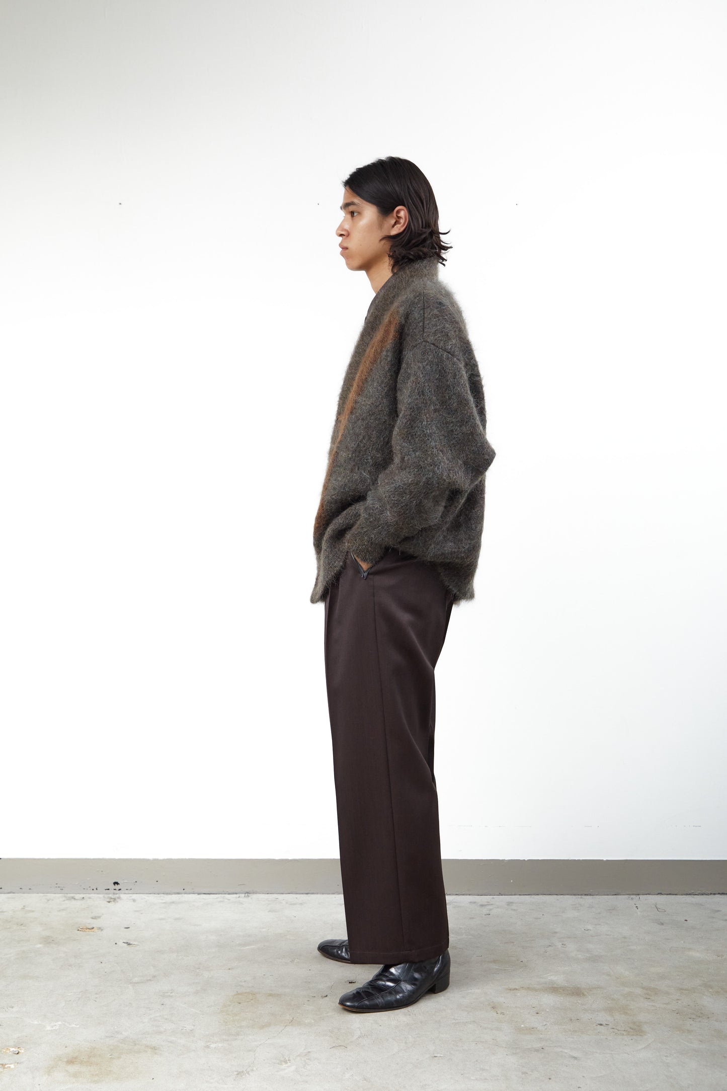 MOHAIR : Melange Color KNIT