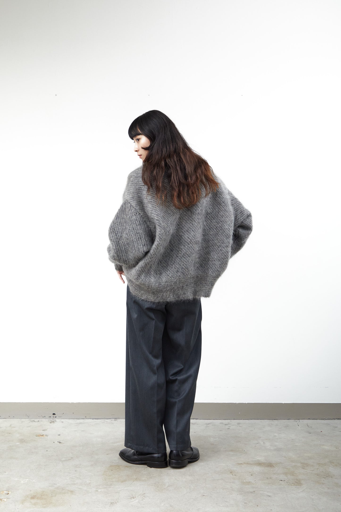 MOHAIR : Melange Color KNIT