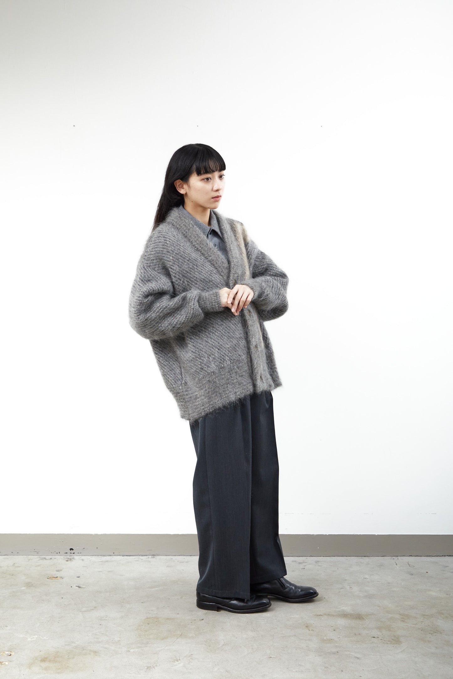 MOHAIR : Melange Color KNIT