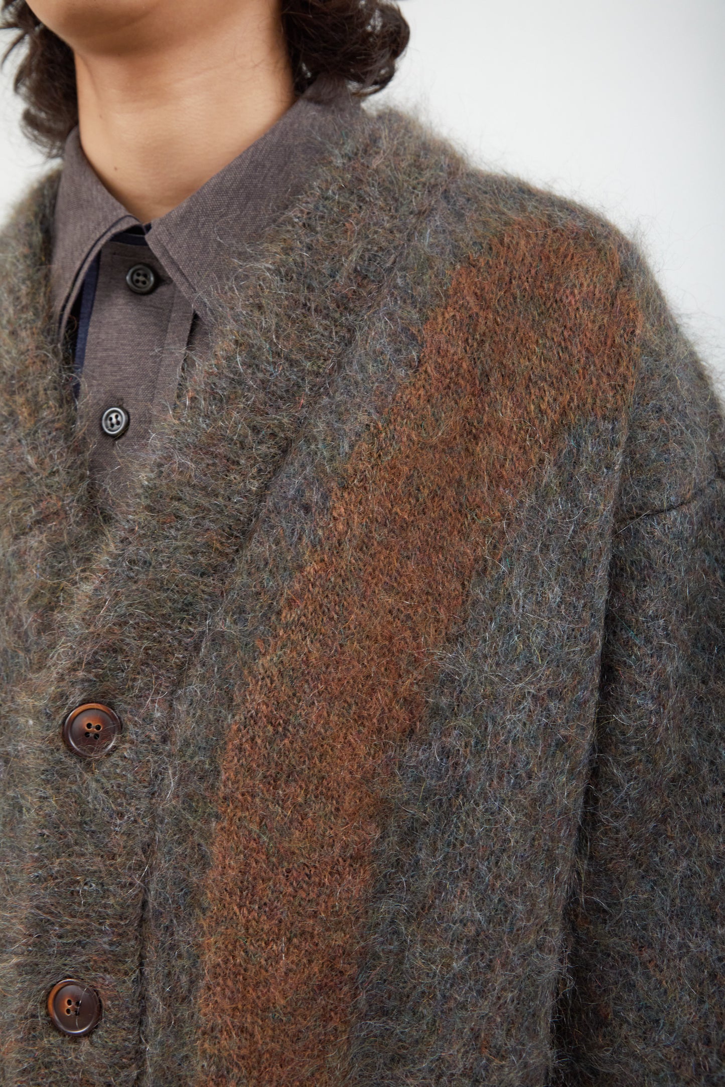 MOHAIR : Melange Color KNIT