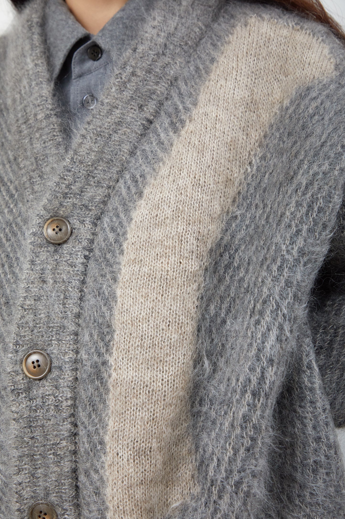MOHAIR : Melange Color KNIT