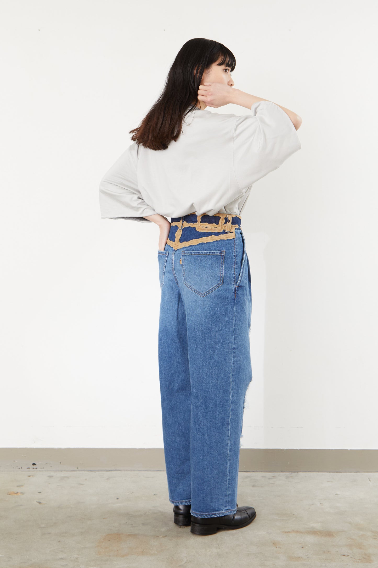 i'm here : Paper patch : DENIM PANTS "FUTURE"