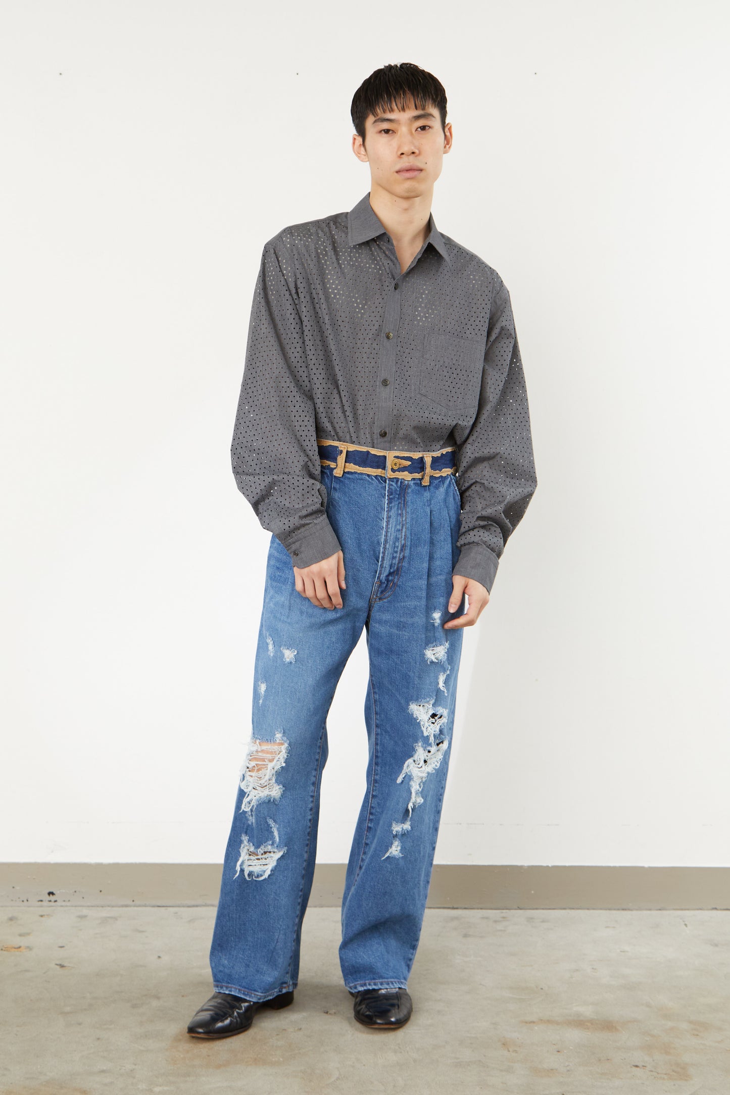 i'm here : Paper patch : DENIM PANTS "FUTURE"