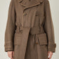 i'm here : with PIPING : LIGHT MELTON MACKINAW COAT