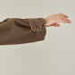 i'm here : with PIPING : LIGHT MELTON MACKINAW COAT