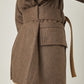 i'm here : with PIPING : LIGHT MELTON MACKINAW COAT