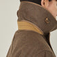 i'm here : with PIPING : LIGHT MELTON MACKINAW COAT