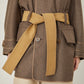 i'm here : with PIPING : LIGHT MELTON MACKINAW COAT