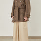i'm here : with PIPING : LIGHT MELTON MACKINAW COAT