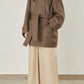i'm here : with PIPING : LIGHT MELTON MACKINAW COAT