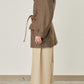 i'm here : with PIPING : LIGHT MELTON MACKINAW COAT