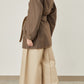 i'm here : with PIPING : LIGHT MELTON MACKINAW COAT
